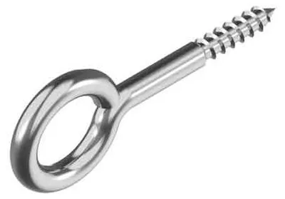 Zdjęcie produktu dla Śruba oczkowa ze stali nierdzewnej 6x66 mm (Ø 14 mm)