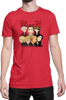 Produktbild von Herren T-Shirt Japan Anime Manga Tokyo Anime Revengers Plus, Man 3XL / Rot