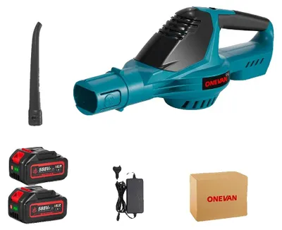 Obrázok produktu pre Fúkač lístia, výkon 5500 W, bezkefový motor, 2 batérie, konektor 1EU
