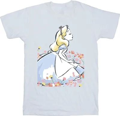 Productafbeelding van Disney - "Alice in Wonderland" T-shirt voor heren, model BI10462 (maat M), wit