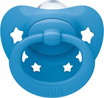 Obrázek produktu pro Šidítko NUK Signature 6-18 m růžová heart, vel. 6-18 m