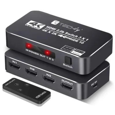 Image de Commutateur HDMI 4K60Hz HDR 3 ports --