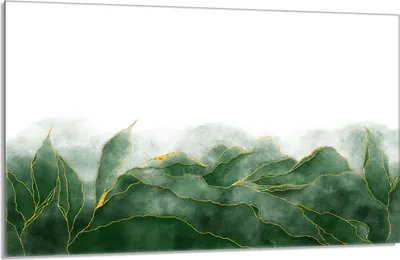 Image de Plaque de recouvrement pour cuisinière 80x52cm en 1 partie Couverture de plaque vitrocéramique Protection contre les éclaboussures, feuillage vert