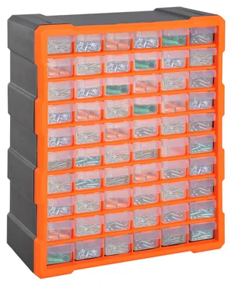 Produktbild von DURHAND Sortierkasten Kleinteilemagazin Teile Box Aufbewahrungsbox 60 Fächer