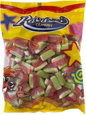 Produktbild von Ravazzi Fette Anguria Sour, Saure Wassermelone Fruchtgummi, 1 kg