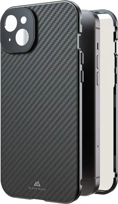 Image de Black Rock Cover 360° Glass pour Apple iPhone 16 Plus, Real Carbon (00228105)