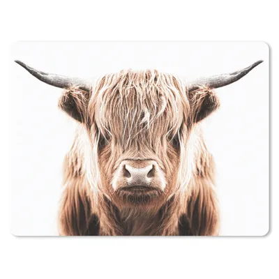 Produktbild von MuchoWow® Mauspad Mousepad Schottischer Highlander - Tiere - Stier 40x30 cm - Mousepads - Maus Mat - Pad - Mausunterlage - Anti Rutsch