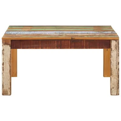 Zdjęcie produktu dla vidaXL Stolik kawowy 80x80x40 cm lite stare drewno