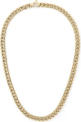 Imagen del producto de Daniel Wellington, modelo Ellipse, collar cubano, cadena de oro