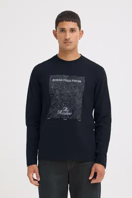 Produktbild von Blend BHLeyton Herren Longsleeve Langarmshirt Shirt 100% Baumwolle Regular Fit