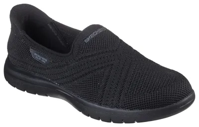 Immagine prodotto di Scarpe da ginnastica slip-on da donna Skechers On-The-Go Flex Excellency, in tessuto nero, taglia 40 EU
