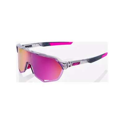 Zdjęcie produktu dla 100% S2 Polished Translucent Grey/Purple Multilayer Mirror Lens Okulary rowerowe