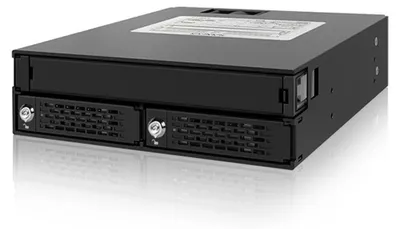 Image de ICY Dock MB994IKO-3SB Backplane IcyDock 2x6,3cm SATAI-III/SAS in 1x5,25" HDD/SSD