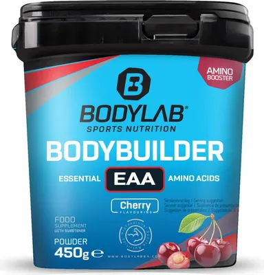 Produktbild von BODYLAB Bodybuilder EAA (Essential Amino Acids) - 450g - Kirsche