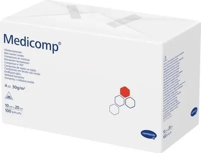 Zdjęcie produktu dla Medicomp włóknina niesterylna 10x20 cm 4x 100 szt