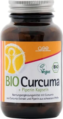 Zdjęcie produktu dla GSE - Kurkuma + Piperyna (organiczna) - 90 kapsułek