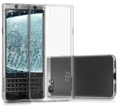 Produktbild von kwmobile Hülle kompatibel mit Blackberry KEYone (Key1) - Silikon Handyhülle transparent - Handy Case in Transparent