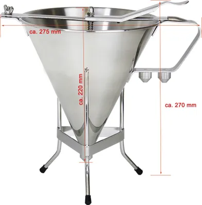 Produktbild von Beeketal Likörtrichter Fondanttrichter Soßentrichter - BLT-17