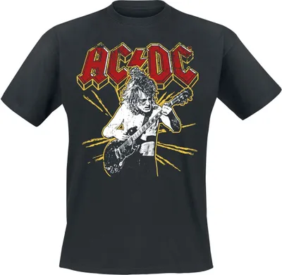 Produktbild von AC/DC T-Shirt Herren Back in Black schwarz L