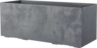 Produktbild von Muret Pflanzkübel - DEROMA - Millennium R - Aschgrau - Mit Wasserreserve - Rollen - 99 cm