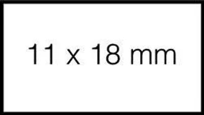 Image de Sato - Étiquette de prix 18 x 10 mm PB1 permanente blanche 1 000 pièces