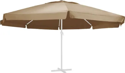 Obrázok produktu pre Maison Exclusive – náhradný poťah na slnečník, farba taupe, 610 cm