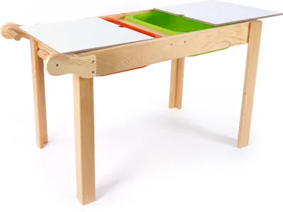 Produktbild von Skye Decor, BLTYZ-AKTV0150, Kindertisch, Eiche, 100 % MASSIVES KIEFERHOLZ, 83 x 49 x 54 cm