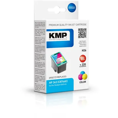 Produktbild von KMP H26 Tintenpatrone color kompatibel mit HP C 8766 E