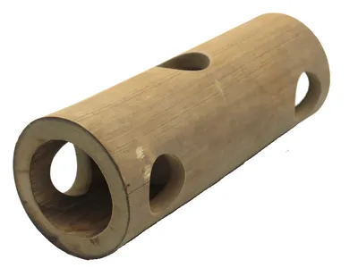 Produktbild von HUGRO® Walini-Röhre L aus Bambus – Tunnel & Versteck für Nager & Reptilien
