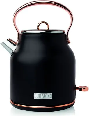 Produktbild von Haden Heritage Wasserkocher Black & Copper 1,7 L, schwarz