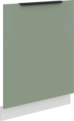Produktbild von Tür für Einbaugeschirrspüler LUNARA – 60 x 72 cm, grün/weiß