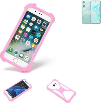 Produktbild von K-S-Trade Handy Hülle kompatibel mit Infinix Hot 20 Play Schutz Hülle Bumper Silikon Schutz Hülle Cover Case Silikoncase Silikonbumper TPU Softcase