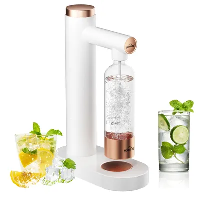 Produktbild von HOMELUX Wassersprudler, Sprudelwasser Maschine Mit 1L PET-Flaschen Bpa-Frei, Soda Maker, Wasser Sprudel GeräT, Water Carbonator, Weiß