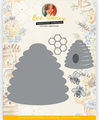 Produktbild von Stanzschablone - Yvonne Creations - Bee Honey - Bienenstock