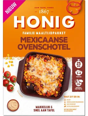 Image de Miel Maaltijdpakket Mexicaanse Ovenschotel 401g – Plat préparé rapide