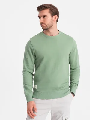Obrázok produktu pre Ombre Clothing Pánska mikina bez zapínania Siose mätová S
