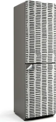 Zdjęcie produktu dla Abstrakcyjne figury geometryczne - Naklejka na lodówkę - Naklejka na lodówkę - Dekoracja lodówki - Folia samoprzylepna na lodówkę - Dekoracja kuchni - 60x205 cm