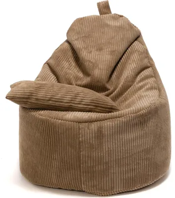 Produktbild von Ecopuf - Sitzsack Bean Bag mit Füllung, aus Cord, mit Kissen, Yoko S96