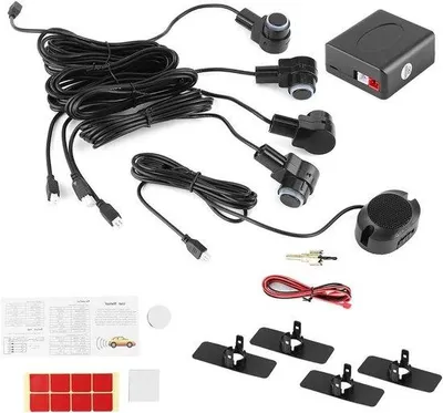 Produktbild von Autoparksystem mit intelligenter Parkhilfetechnologie - 4-Sensor-Sonde, Rückwärtsfahrsystem, 80dB Lärmerkennungskit