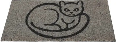Produktbild von Bestlivings Fußmatte Kokos Schuhabtreter Frontmatte 25x50cm ( Katze )