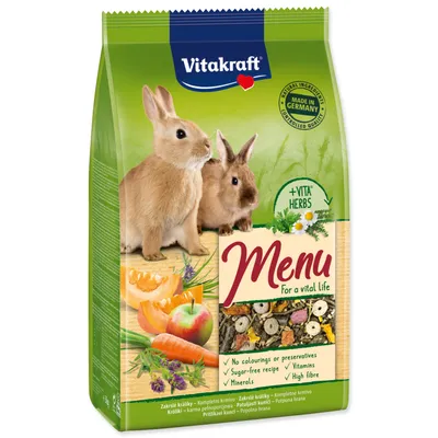 Produktbild von VITAKRAFT MENU VITAL 3kg krmivo pre králiky