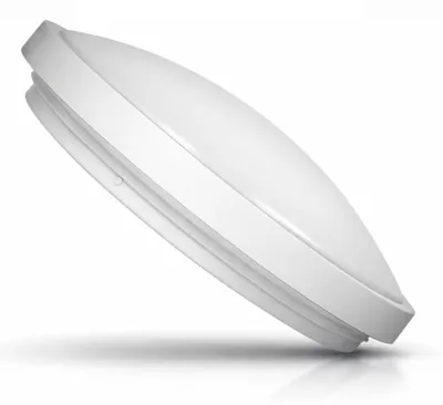 Decken- und Wandleuchte IP54 2x E27, Metall, Weiß