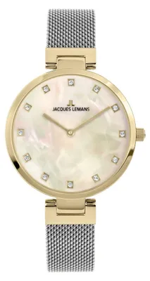 Produktbild von Jacques Lemans Armbanduhr Milano Silver - Gold