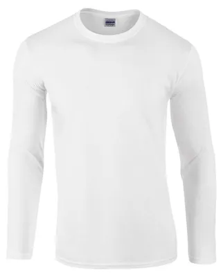 Immagine prodotto di Gildan - T-shirt "Softstyle" per uomo/donna unisex a maniche lunghe LT1372 (XL) (bianca)