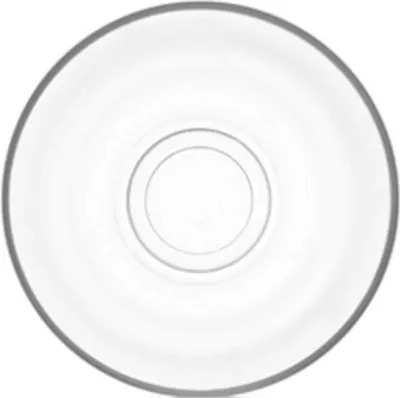 Zdjęcie produktu dla LAV Ajda 6-częściowy szklany spodek do herbaty - okrągły i przezroczysty - 10 x 2,3 cm