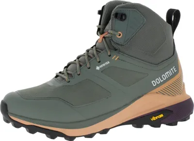 Produktbild von Wanderschuhe Dolomite Nibelia High GTX Ws wasserdichte und komfortable Hikingschuhe mit griffiger Laufsohle Silver Green EU 38