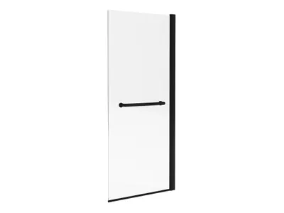 Produktbild von Duschtrennwand Badewanne - 70 x 140 cm - Metall - Schwarz - TOBIN
