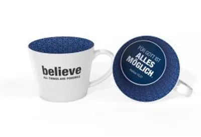 Produktbild von Believe all things are possible - Tasse