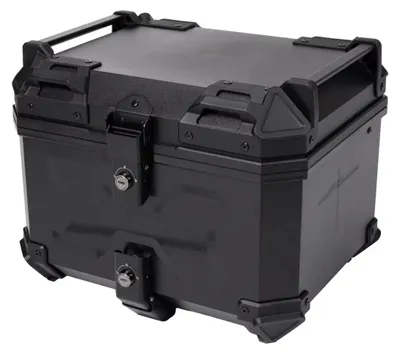 Imagen del producto de Maletero superior para moto de 45 litros, color , fabricado en plástico ABS, impermeable, con cerradura y sistema de fijación universal