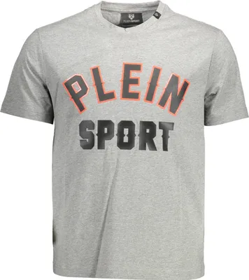 Produktbild von Plein Sport Herren Kurzarm-T-Shirt Grau TIPS106_GRIGIO_94-GREY : Größe - S Größe: S